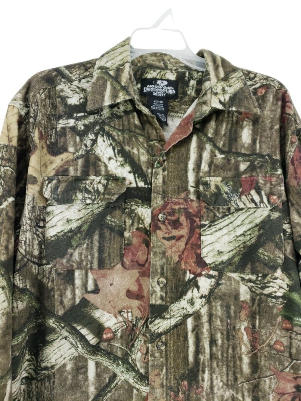 Mossy Oak Hunting Shirt Men's Size Medium Break Up Camo - Picture 3 of 6